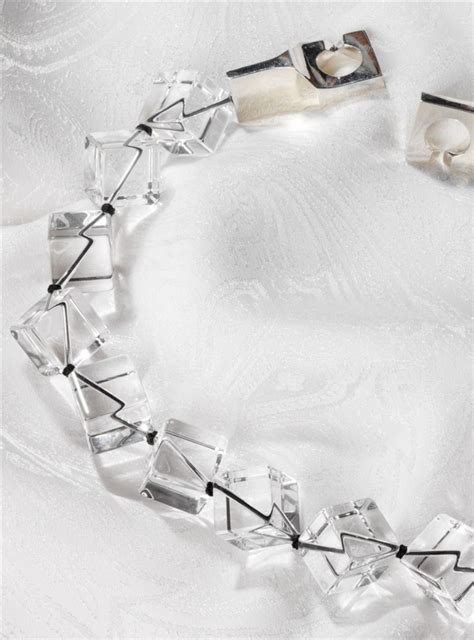 Crystal Cube Necklace - The Ben Silver Collection