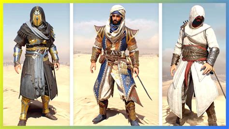 Assassins Creed Mirage All Outfits Armor Dyes And Costumes Showcase Youtube