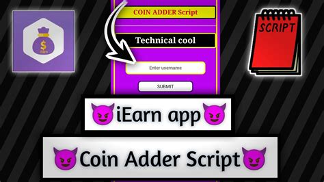 Iearn App Coin Adder Script Iearn Script Refer Script Today With