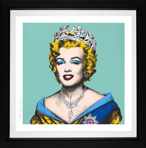 Queen Marylin by Mr Brainwash Limited Edition Print FREE UK Delivery