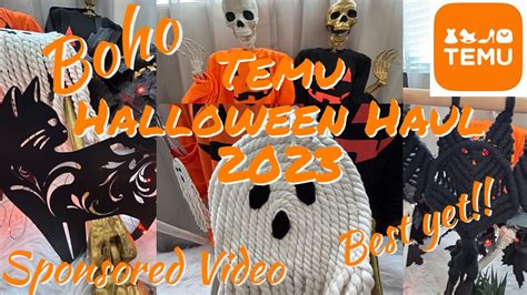 Temu Halloween Haul BEST Yet 2023 YouTube