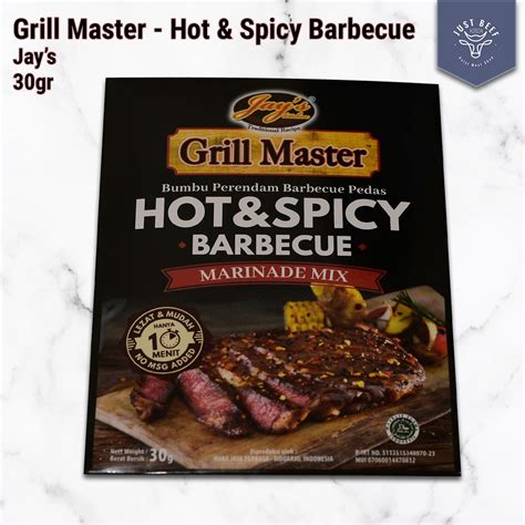 Jual Jay S Grill Master Hot Spicy Barbeque Marinade Mix Gr Shopee