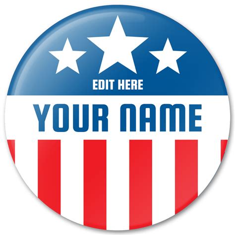 Design Campaign Buttons - Create Custom Political Campaign Buttons