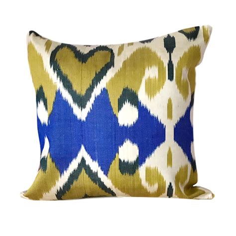 Description Why We Love It Care These Handmade Ikat Cushions Are The