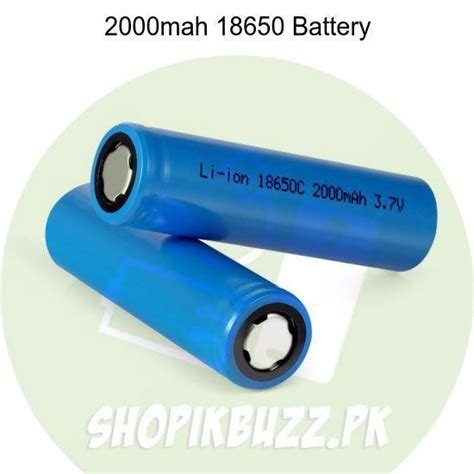 18650 Battery Rechargeable 2000 Mah | Shopikbuzz