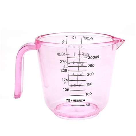 Destyer Sizes Measuring Cup Jug Clear Plastic Baking Kitchen Set