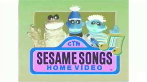 Sesame Songs Home Video Sing Along Earth Songs Hvn Vcd Off