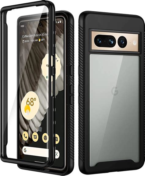 Seacosmo Google Pixel 7 Case Built In Screen Protector Full Body