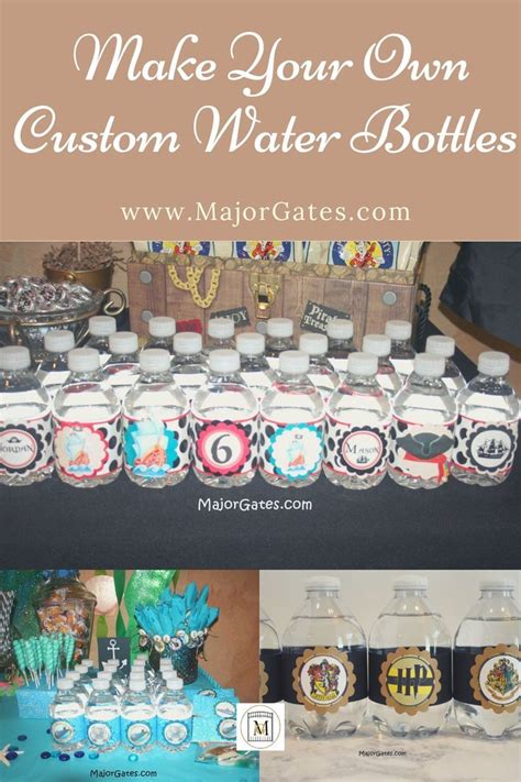 Make Custom Water Bottles | Custom water bottles, Water bottle, Bottle