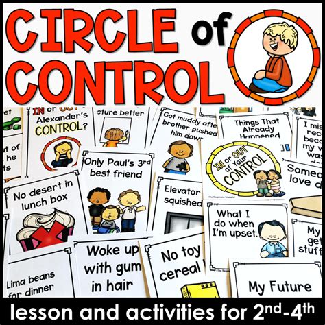 Circle Of Control Lesson And Activities Shop The Responsive Counselor