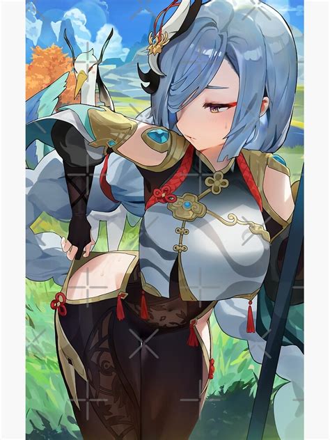 "Cloud Retainer Shenhe Genshin Impact" Poster von genshinwaifus | Redbubble