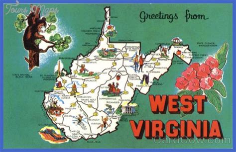 Virginia Tourist Attractions Map Tourist Map Of English