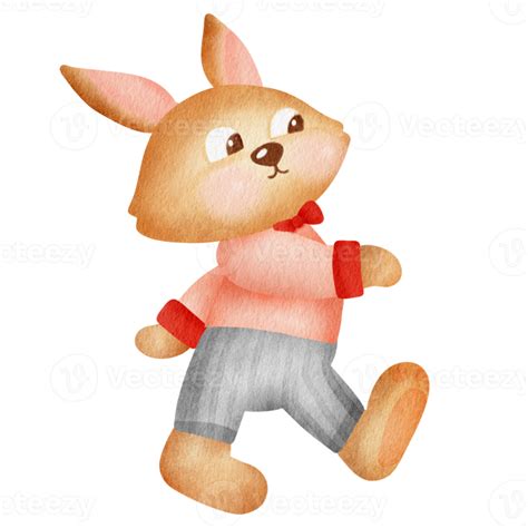 Watercolor Easter Bunny 21096374 Png