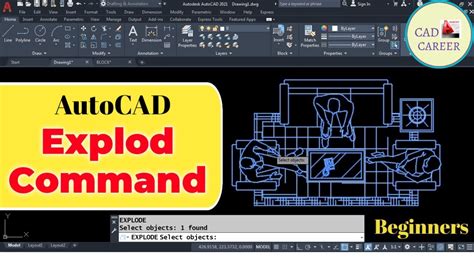 How To Use Explode Command In AutoCAD AutoCAD Explode Explode Any