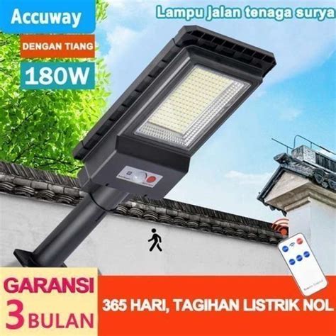 Promo Lampu Jalan Solar Cell PJU LED 180 Watt Solar Street Light 180