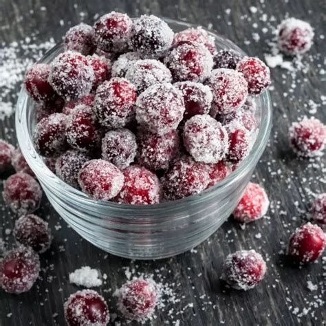 How To Make Sugar Coated Cranberries