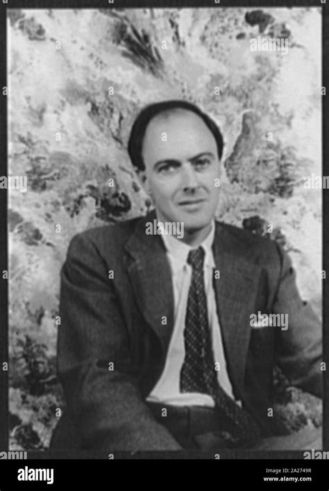 Portrait Of Roald Dahl Stock Photo Alamy