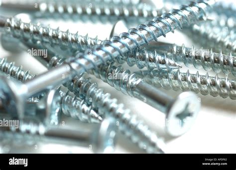 Close up of Posi drive screws screw Stock Photo - Alamy