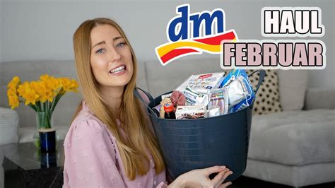 DM Haul Februar 2023 Neuheiten Beauty Pflege Lebensmittel Essen