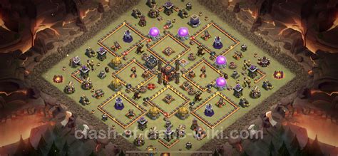 Die Anti 3 Sterne War Base Rh10 Link Anti Alles Coc Kriegsbase Rathaus Level 10 Cw Ck