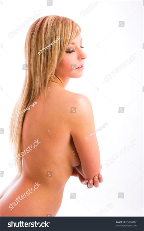 Nude Blonde Womans Upper Body Healthy Stock Photo Shutterstock