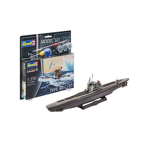 Revell Model Set German Submarine Type VII C 41 1 350