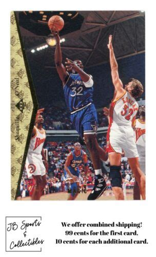 Upper Deck Sp Shaquille O Neal Orlando Magic Ebay