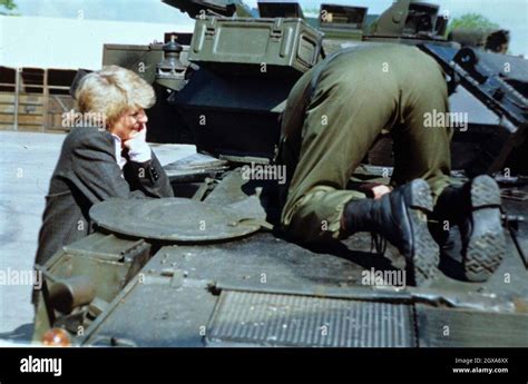 Princess Diana and Major James Hewitt photographed at army barracks in ...