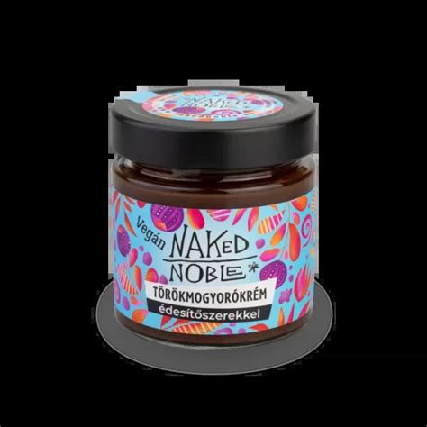 Naked Noble Törökmogyorókrém édesítőszerekkel g Naked Noble