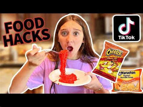 Testing Viral Tiktok Food Hacks Shocking Youtube