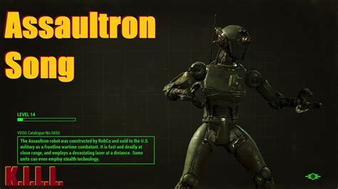 Fallout 4 Assaultron Song Youtube