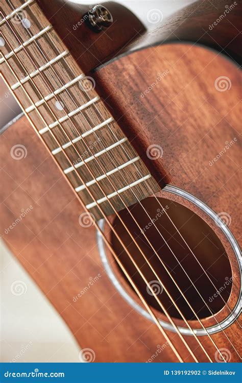 Guitar Anatomy Close Up Photo Of Acoustic Guitar Sound Hole With Metal