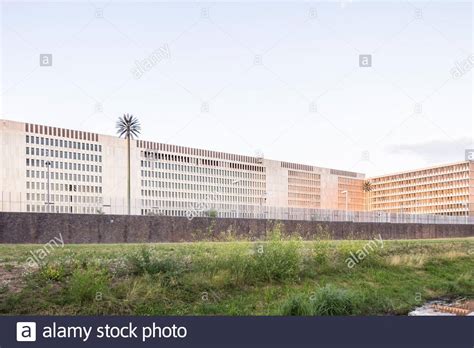 Germany, Berlin, View of BND new building of german intelligence agency ...