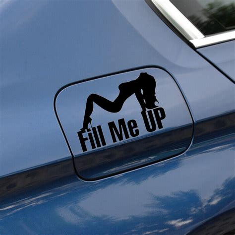 Jdm Fill Me Up Diesel Fuel Funny Diecut Vinyl Window Decal Sticker Car