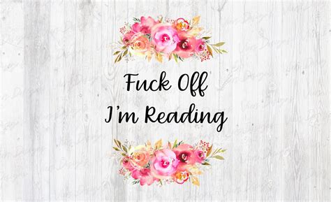 Fuck Off Design Reading Design PNG Smut Design Sublimation Design