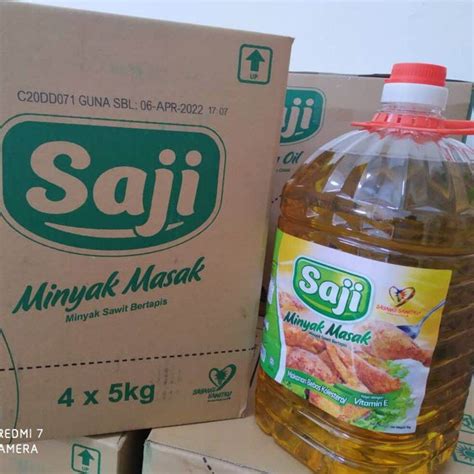 Minyak Masak Saji 5kg X 4btl Lazada