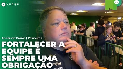 BARROS DIRETOR DO PALMEIRAS DA ENTREVISTA APÓS A ELIMINAÇÃO NA