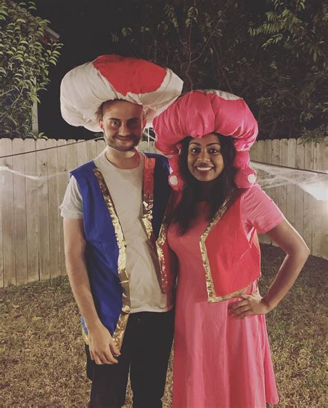 Our homemade Toad and Toadette costumes! Toadette Costume, Yoshi ...