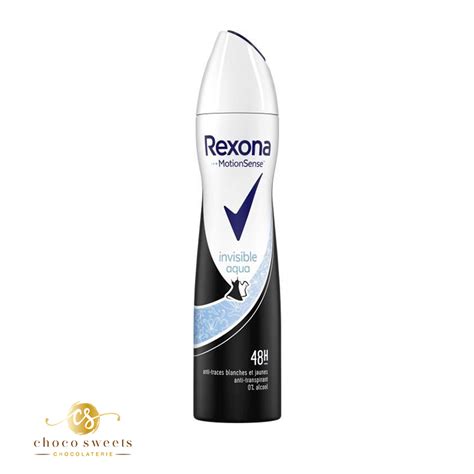 déodorant rexona invisible aqua anti transpirant 200 ml Choco sweets