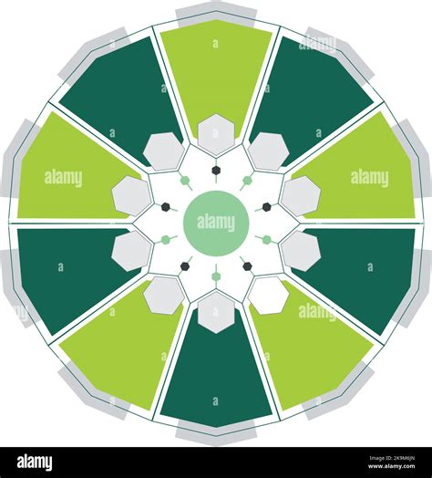 Organisation De L Cosyst Me Commercial Mod Le De Sch Ma Hexagone Image