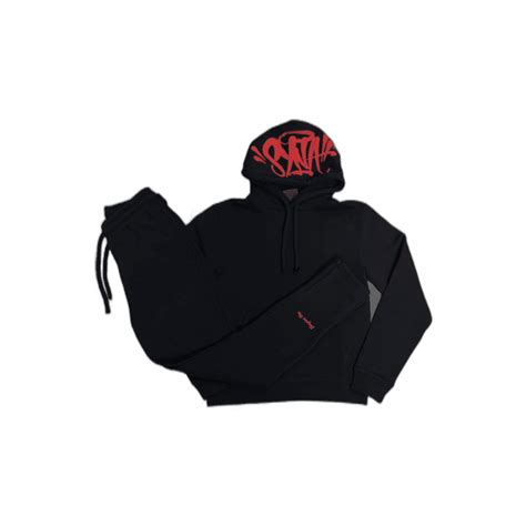 Synaworld Syna Logo Tracksuit Blackred