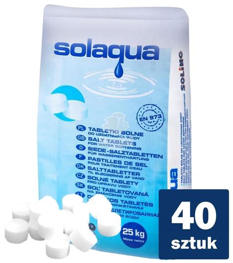 Sól tabletkowana Solaqua 1 TONA 1000 kg 10671877520 oficjalne