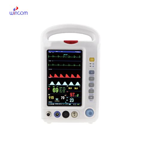 Six Parameters Patient Monitor Hospital Ambulance Instrument Portable