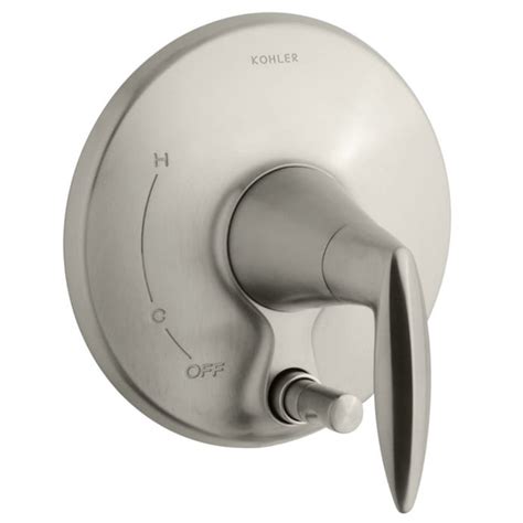 Kohler Vibrant Brushed Nickel 1 Handle Lever Shower Faucet Handle In The Shower Faucet Handles