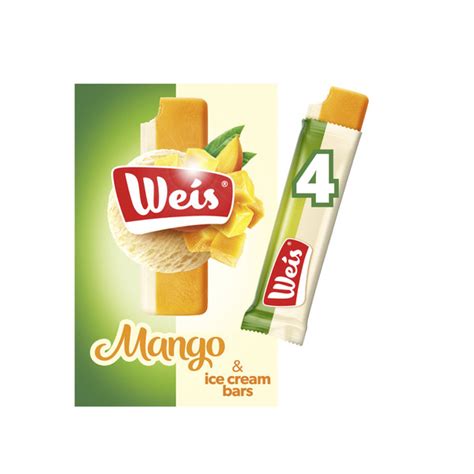 Save on Weis Mango Ice Cream Bars 4 Pack | ½ Price History