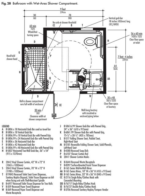 Ada Design Solutions For Bathrooms With Shower Compartments Bathroom