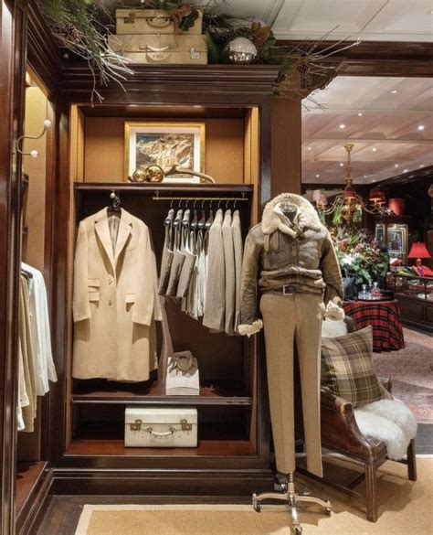 Fashion Window Display Ralph Lauren Store Semi Formal Wear Christmas