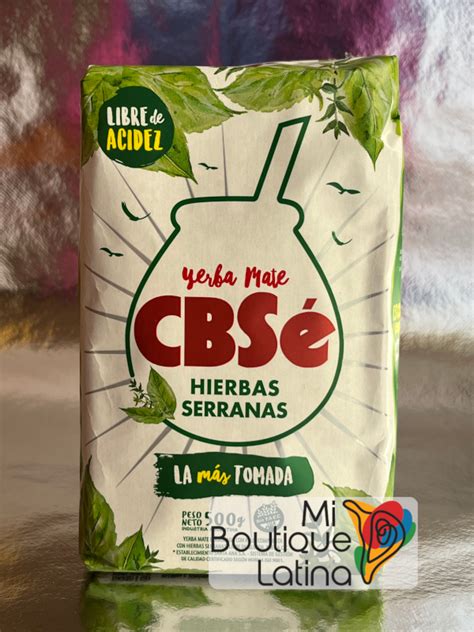 Yerba Mate CBSé Hierbas Serranas Herbes de Montagne Mi Boutique Latina