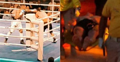 VIDEO Boxeador Cae En Coma Tras Ser Noqueado