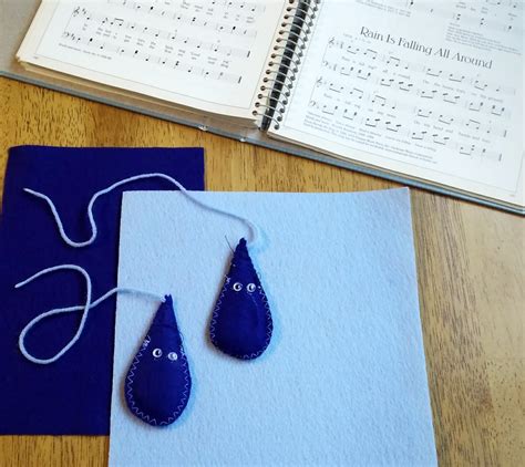 Purposeful Primary Music: DIY Rain Drop Craft